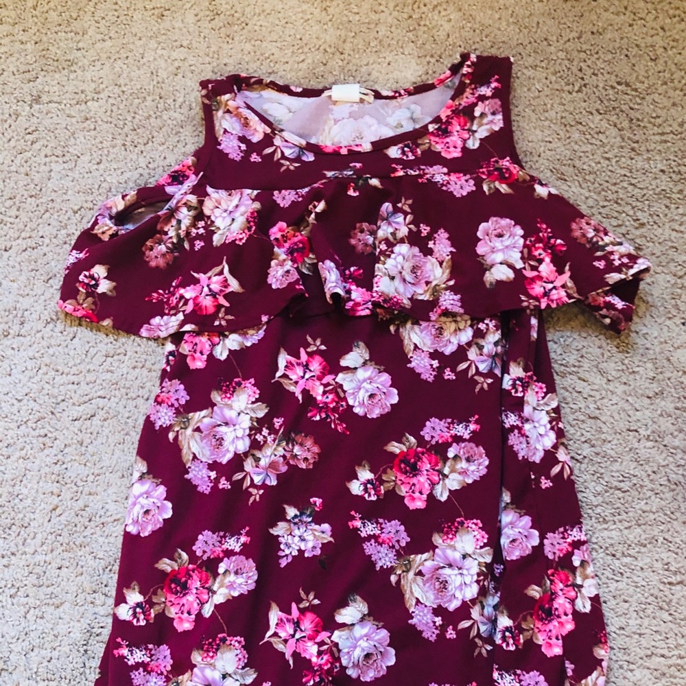 Floral short dress